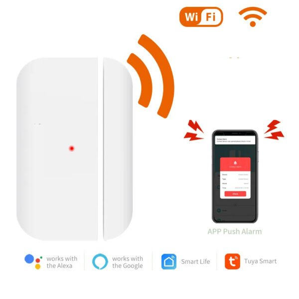 Capteur de Porte et Fenêtre Sans Fil avec Technologie LoRa – Portée Étendue de 500m - Image 3